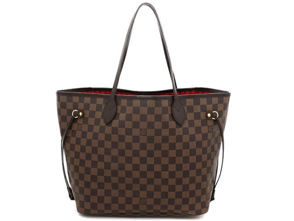 Louis Vuitton Tote Neverfull Bag Damier Brown